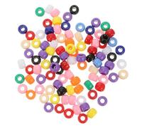 NOLITOY 1000 piezas Cuentas DIY Acrílicas con Agujero Grande Accesorios para Hacer Pulseras y Collares Cuentas Sueltas para Manualidades y Bisutería