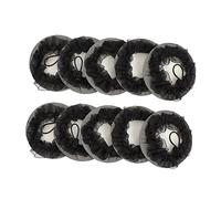 NOLITOY 10piezas Cabello Elástica Para Moño Con Cordón Invisible Para Ballet y Danza Accesorio Práctico Para Mujeres Mediano Con Borde Decorativo