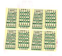 NOLITOY 10piezas Pegatinas para Diapasón de Guitarra Etiquetas para Diapasón Calcomanías para Trastes Unidades Transparentes para Guitarras Acústicas y Eléctricas para Principiantes