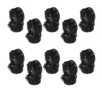 NOLITOY 10piezas Redecillas Elásticas Negras para Mujer de Malla Elástica para Moños de Ballet Accesorios Cabello de Baile Reutilizables para Bailarinas y Artistas