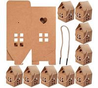 NOLITOY 12 Cajas Caja Portatil Embalaje Dulce Cajas De De Navidad De Galletas Navideñas Bolsas De De Mano Casos Actuales De Mano Papel