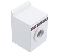 NOLITOY 12 Modelo de Lavadora Falsa de Madera Juguete Educativo para Adorno para Casa de Muñecas Simulación Portátil para Juegos y Decoración