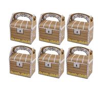 NOLITOY 12 Piezas Cajas De De Dulces Cajas De Favores Juguete Fiesta Pirata Rellenos De Piñatas Suministros Para Fiestas Cajas Claras Cajas Con Tapas