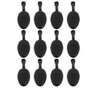 NOLITOY 12 Piezas Moldeadores de Zapatos de Plástico Ajustables para Hombre, Ensanchadores Negros Grandes para Botas y Calzado, Dispositivos Portátiles Antiencogimiento para