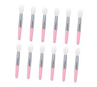 NOLITOY 12 Piezas Pincel De Silicona Para Labios Delineador De Labios Brillantina Pintalabios Mate Varitas Aplicadoras De Brillo De Labios Tinte Brocha De Maquillaje Paleta Gel De Sílice