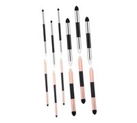 NOLITOY 12 piezas Pinceles Esponja Doble Punta Lavables para Artistas Difuminador Pastel para Bocetos Herramienta de Mezcla para y Sombra Compatible con Dibujo Profesional y Principiante