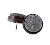 NOLITOY 12 Piezas Protectores de Fieltro con Tornillo para Patas de Muebles Almohadillas Antideslizantes Redondas para Sillas y Mesas Protección para Suelos de Parquet Laminado y Baldosas