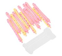 NOLITOY 12 Piezas Rodillos Rizadores Flexibles para Pelo Varillas Permanentes de Plástico para Mujer Herramientas y Portátiles para Rizar Cabello Casa y Viaje
