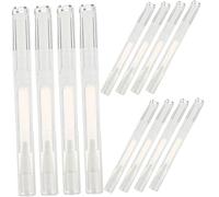 NOLITOY 12 piezas Rotativas para Manicura Envases Rellenable de Aceite Nutritivo para Uñas y Brillo Labial con Pincel Accesorios Vacíos para Almacenamiento Cosmético