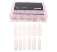 NOLITOY 120 Piezas 120 Moldes de Silicona para Diseño de Uñas Navideñas en Color Rosa, Moldes Reutilizables de Copos de Nieve 3D para Decoración y Extensiones, Kit de 120 Piezas para