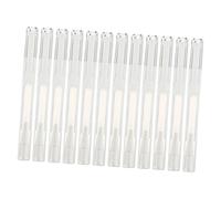NOLITOY 15 piezas Bolígrafos Transparentes Rellenable para Uñas y Cosméticos Tubos Vacíos Aplicador Pincel Giratorio Portátiles y Prueba de Fugas para Cuidado de Cutículas y Brillo de