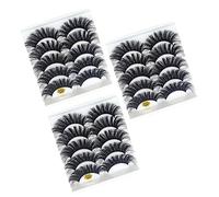 NOLITOY 15pares Extensiones Pestañas Postizas Maquillaje Natural Cosmeticas Suaves Densas Realistas