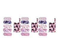NOLITOY 15piezas Toallas Menstruales Reutilizables De Con Bolsa De Almacenamiento Absorbentes y Cómodas Para Mujeres Diseño Con Broches Para Seguridad