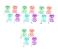 NOLITOY 16piezas Recipientes Cosméticos Reutilizables Para Maquillaje Estuche De Sombras De Ojos Vacías y Caja De Labial Compacto y Ligero Para Viajes y Uso Diario