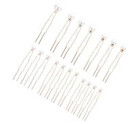 NOLITOY 18 Piezas Horquilla De Perla Cabello Pasador De Perlas Cabello Para Adornos De Boda y Uso Diario Para y Peinados De Pelo