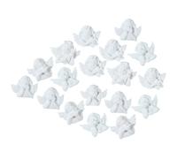 NOLITOY 18 piezas Miniaturas de Ángeles de Resina para Decoración DIY Adornos Flatback para Carcasas de Teléfono Charms para Bisutería Estilos Aleatorios para Manualidades