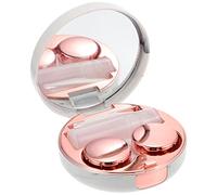 NOLITOY 1juego Contenedor De Lentes De Contacto De Mármol Estuche Portátil Doble Espejo Accesorio De Viaje y Hogar para Lentes De Contacto