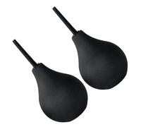 NOLITOY 2 Bolas Limpiadoras de Oídos de 224 Ml Negra de Silicona Reducción de Trauma Tisular Punta Cónica Suave y Limpieza Profunda para Adultos y Bebés