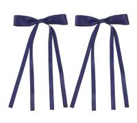 NOLITOY 2 Clips Para El Pelo Con Lazo De Cola Larga Bonitos Clips Para El Pelo Con Lazo Y Lazo Accesorios Para El Pelo Vintage Para Mujeres Niñas Niños Adolescentes Y Niños.
