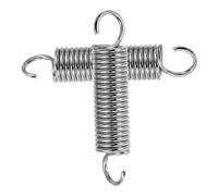 NOLITOY 2 Ganchos de Resorte Telescópicos para Hamaca Colgante Gancho para Silla Colgante Ajustable Acero Resistente para Jardín y Porche Suspensión Práctica y Duradera