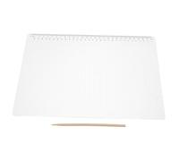 NOLITOY 2 Juegos Plantillas de Regla Espaciado de Guía para Líneas Rectas Regla Multifuncional Transparente para Exámenes y Dirección de Sobres para Estudiantes