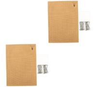 NOLITOY 2 Juegos Tablero Corcho Macramé con Alfileres T para Proyectos de Nudos Diy para Pulseras y Collares Tablero Rejilla para Manualidades de Trenzado
