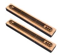 NOLITOY 2 Moldes de Corte para Cuero DIY Plantilla para Manualidades de Cuero Troquel para Pulsera de Tres Hilos Herramienta de Bricolaje para Artesanía Kit para Cortar Accesorios