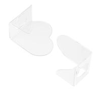 NOLITOY 2 Pcs Paleta Acrílico De Clavos De Gel De Clavos Sólidos Bandejas De Pintura De Pintura Maquilladora Debe Tener Un Resaltador De Mechas De Uñas Paleta De Sombra De Ojos Máscara De