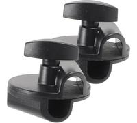 NOLITOY 2 piezas Abrazaderas para Micrófono Giratorias de Metal y Plástico de Clips Resistentes para Soporte de Brazo Boom Compatibles con Micrófonos de Mano para Transmisiones y Estudios