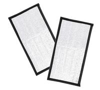 NOLITOY 2 Piezas Alfombrilla Térmica para Reptiles 68X30 CM 2 Unidades Película Aislante Reflectante, Almohadilla Calefactora USB para Terrarios Pequeños de Reptiles, Tortugas y Animales