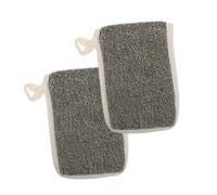 NOLITOY 2 piezas Bolsa de Almacenamiento para Jabón de Baño Negra de Lino Bolsas Espumantes para para Piel Sensible y Uso Doméstico Colgante y Reutilizable