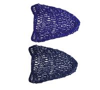 NOLITOY 2 Piezas bolsa de red hair care peine de bebé peines rizador de cabello humano women neto red para el cuidado del cabello de niña cubiertas caseras de red para el cabello poliéster