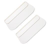 NOLITOY 2 Piezas Estantes Flotantes Adhesivos sin Tornillos para Pared Estantes Blancos Plegables para Almacenamiento Baño Cocina y Dormitorio Organizadores Versátiles para Toallas y