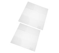 NOLITOY 2 Piezas Funda para Libros 48K, Transparente para Documentos, Cubierta de Conservación Reutilizable para Cuadernos Hoboweeks, 2 Piezas, Resistente a Arañazos y Polvo, Adecuado para