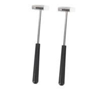 NOLITOY 2 Piezas Martillo Mini Reparación Relojes Doble Cabeza Metal Resistente Herramienta Práctica para Joyería Colores Surtidos Color Aleatorio Color Aleatorio