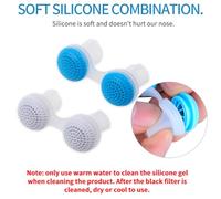 NOLITOY 2 Piezas Para Congestión Nasal Dispositivo Nasal Bastoncillos Nasales Antirronquidos Para Dormir Antironquidos Tapón