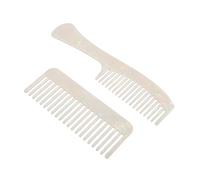 NOLITOY 2 piezas Peine Vintage Acetato Set para Mujer Peine Dientes Grandes para Pelo Rizado Grueso Ondulado Antistático para Viaje Bolso Peluquería