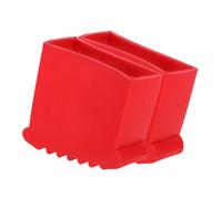NOLITOY 2 Piezas Protectores Antideslizantes para Pies de Escalera Telescópica Almohadillas de Caucho Resistentes para Escalera Extensible Accesorios Seguros para Superficies Irregulares y
