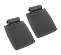 NOLITOY 2 Piezas Reposapiés Para Chair Reposapiernas Para Porta Zapatos Para Cojín Reposapiés Tapete Para Silla De Oficina Páginas Black