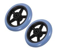 NOLITOY 2 piezas Ruedas Delanteras Pequeñas para Silla de Ruedas Accesorios Duraderas Antideslizantes para Andadores y Sillas de Ancianos