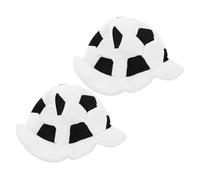 NOLITOY 2 Piezas Sombrero de Disfraz de Fútbol de Felpa Ligero Diseño Único y Ajuste para Animar en Días de Partido y Fiestas Divertidas