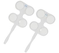 NOLITOY 2 Unidades De Aletas Para Instrumentos De Optometría Aletas Para Experimentos De Optometría Lentes Ópticas Herramienta Para Ejercicios Oculares Equipo De Terapia Visual En