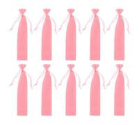 NOLITOY 20 estuches con cordón para lápices, bolsa para lápices, bolsa individual para bolígrafos, bolsas de embalaje para bolígrafos, bolsas de terciopelo para lápices, bolsas de franela, color rosa