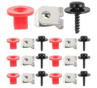NOLITOY 20 Juegos Kit Clips de Sujeción para Protector Motor y Bandeja Inferior Fijadores Resistentes la Abrasión y Corrosión Instalación Rápida y Segura para Carrocería y Parachoques