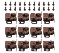 NOLITOY 20 Piezas Pestillos de Doble Rodillo para Armarios Herrajes de Cierre Silencioso y Suave Aleación de Zinc Resistente para Puertas de Cocina Armarios y Vestidores