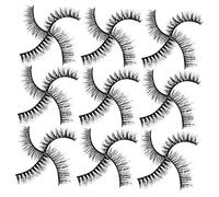 NOLITOY 20pares Pestañas Postizas Naturales De Curva Suave De Largas y Voluminosas Reutilizables y Fáciles De Aplicar Para Uso Diario y Eventos Nocturnos