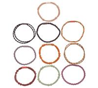 NOLITOY 20piezas Coletillas Trenzadas Gomas Pelo Bandas Elásticas Unidades Para Niñas y Mujeres