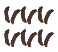 NOLITOY 20piezas Conjunto de Bigotes Postizos Autoadhesivos y Barba Falsa Marrón para Disfraz de Hombre Accesorio de Bigote Realista para Fiestas de Pirata y Vello Facial