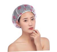 NOLITOY 20piezas Gorro De Ducha Para Mujer Diseño Impreso De Moda Reutilizable y Suave Para Spa Salón y Cocina