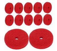 NOLITOY 24 Piezas Fieltro Doble Capa para Platillos Almohadillas para Soporte de Platillos Reducción de Ruido y Acústica Accesorios para Batería